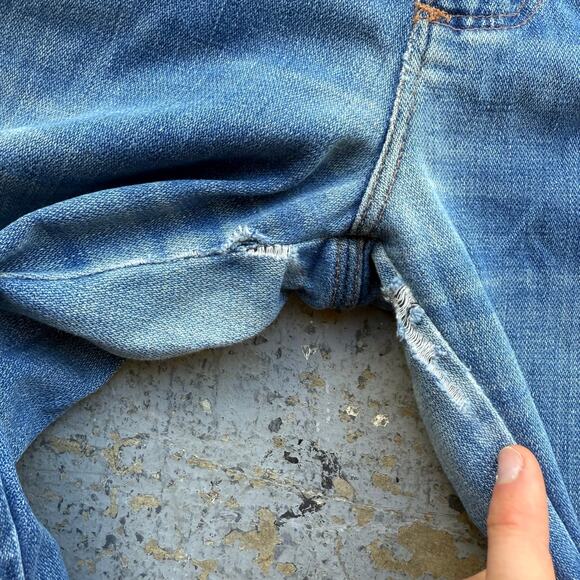 Vintage 60’s 70’s Maverick Jeans Bootcut Made In USA Talon Zip - Picture 6 of 10